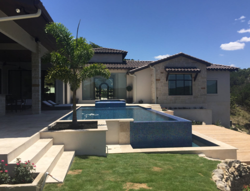Travertine Pool Deck Topping